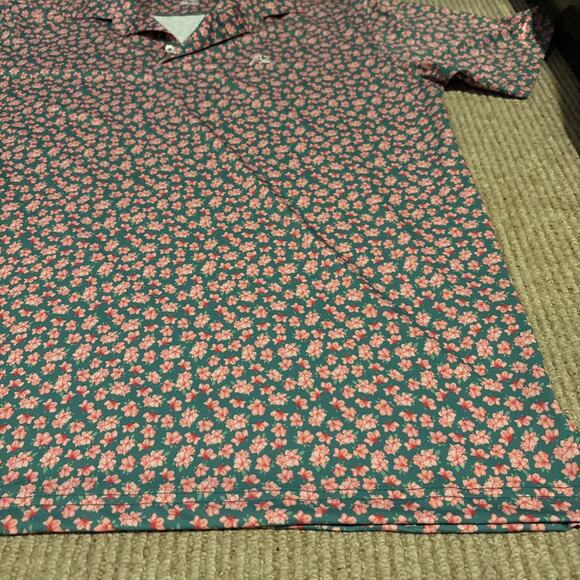 Rhoback Men’s Performance Polo The Azalea Masters Print Size XL Extra Large Golf - Picture 6 of 9